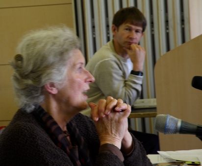 Photo credit: Julia Vitullo-Martin; Description: Dame Gillian Beer in Cambridge Photo credit: Julia Vitullo-Martin; Description: Dame Gillian Beer in Cambridge